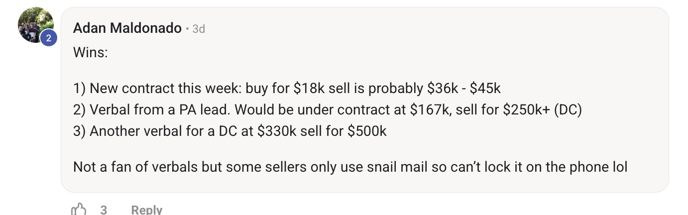 Adan snagged multiple deals - $270K+ in potential profit! screenshot