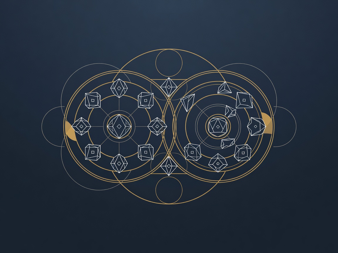 Engraved assay balance sorting uniform tokens from irregular shards, illustrating which operations tasks are agent-ready