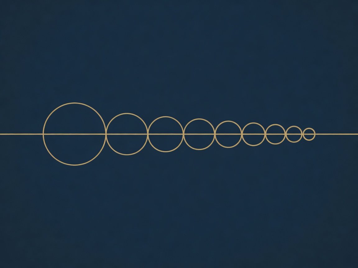 A single line flowing through gates of decreasing size, depicting an AI approval path that does not bottleneck