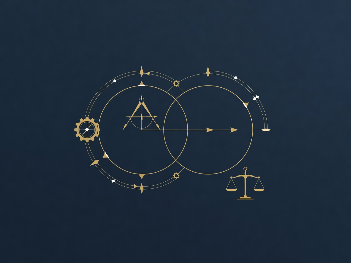 Two overlapping jurisdiction circles with a reach across the border, depicting extraterritorial data access risk