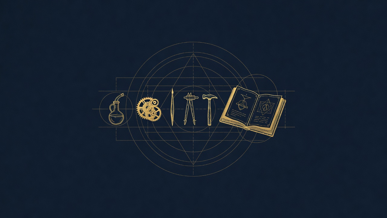 Brand line-engraving illustration