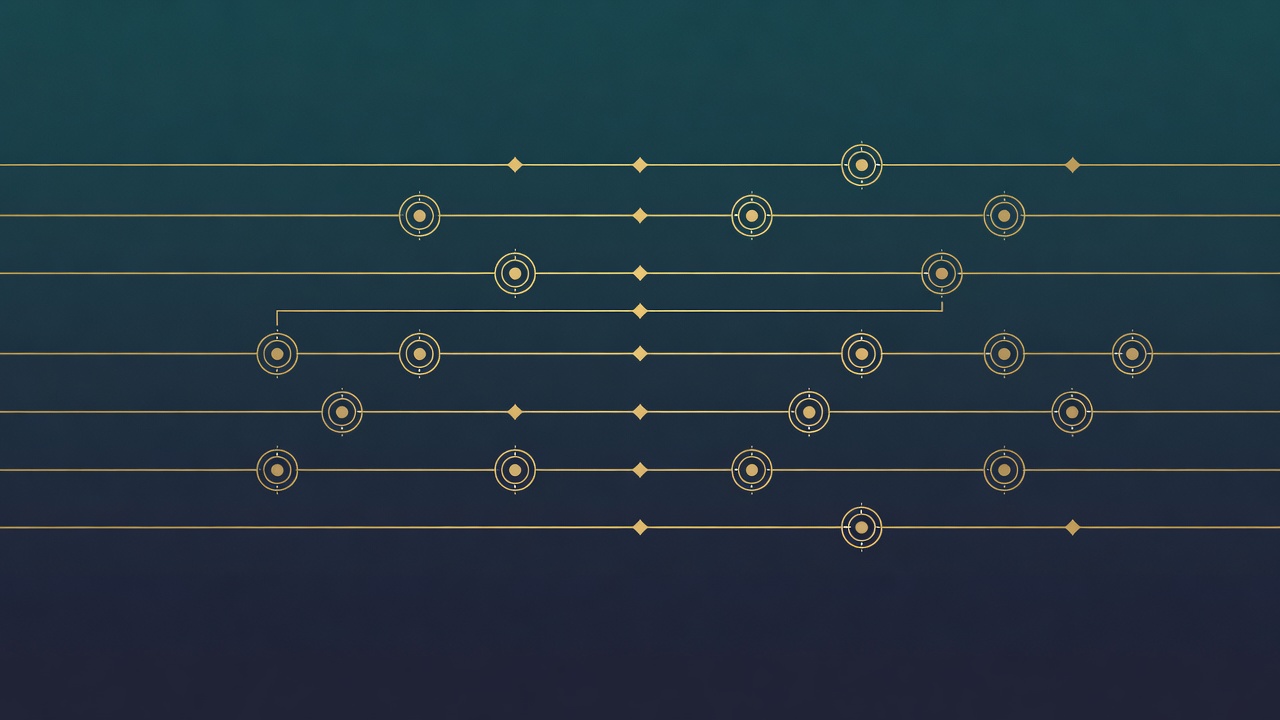 Wide operations panel of parallel agent trace timelines with healthy indicator dials