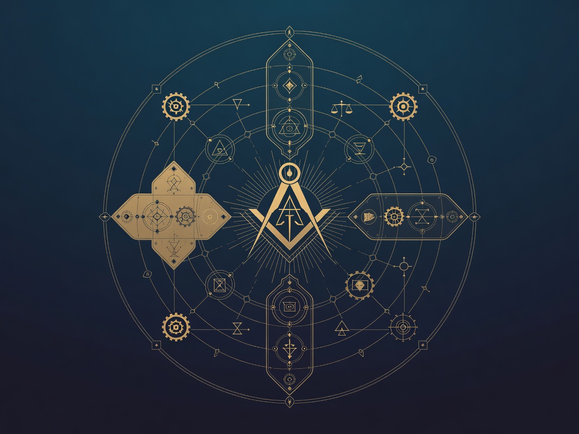 A bright agent emblem answering confidently while faint translucent tags, lineage lines, and timestamps hover behind it