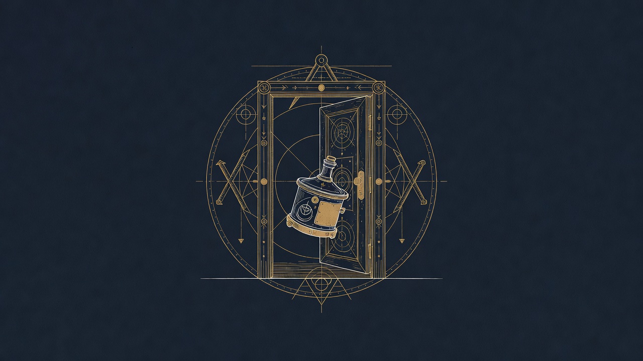 Brand line-engraving illustration