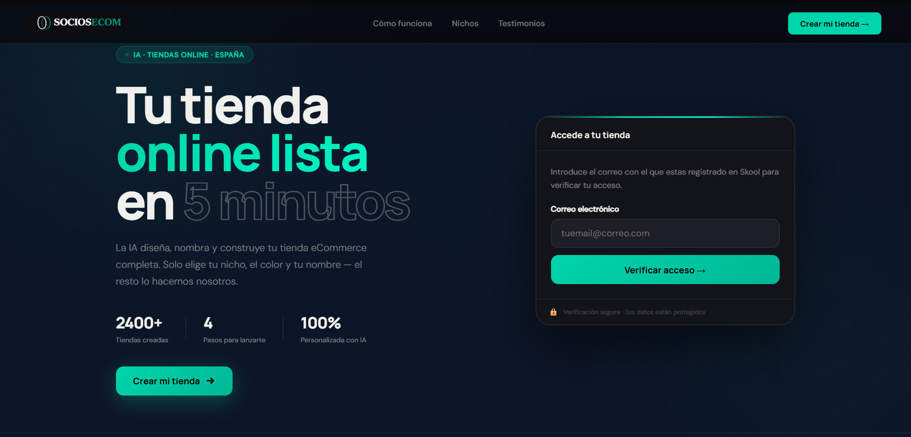 Verifica tu correo electrónico