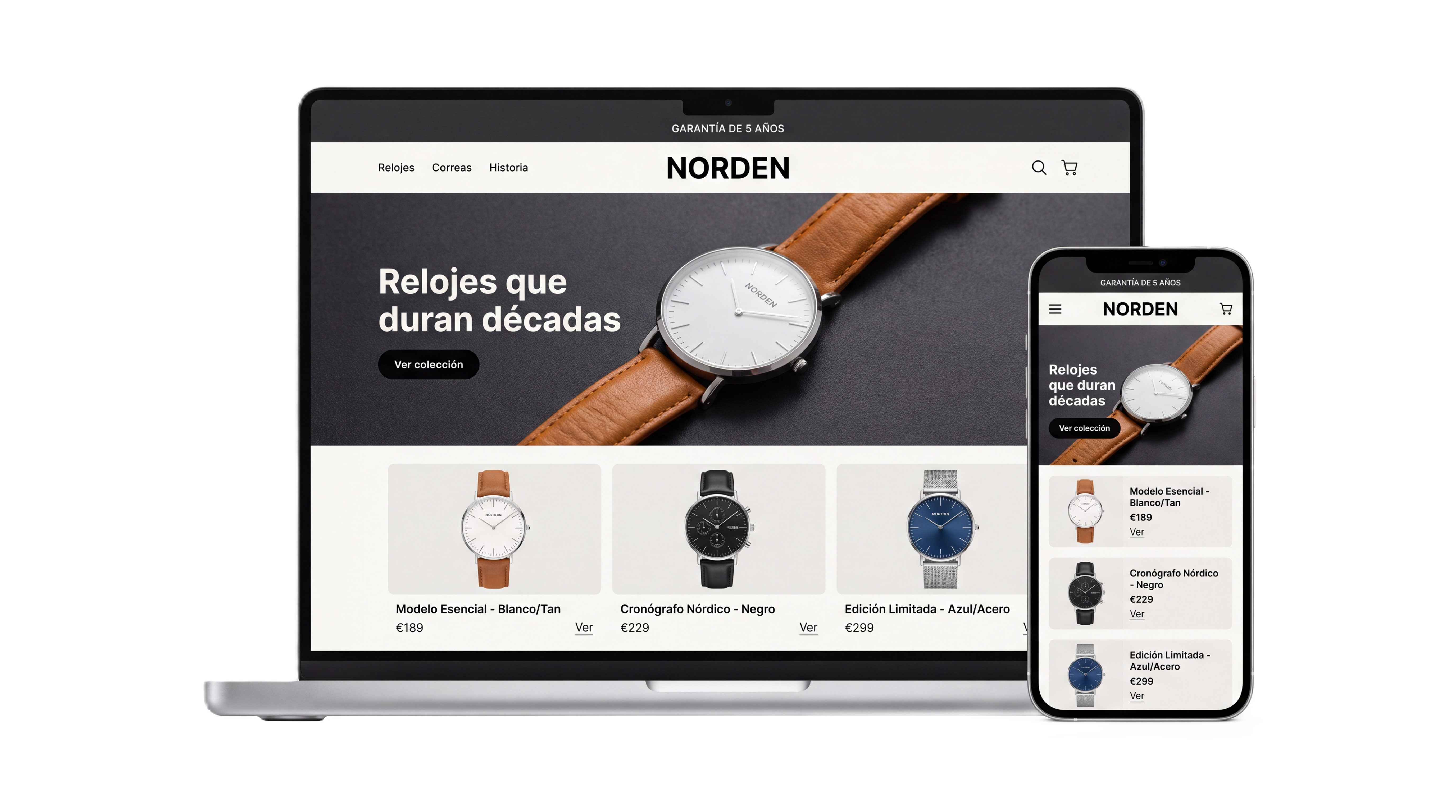 Tienda creada por IA — ejemplo 5