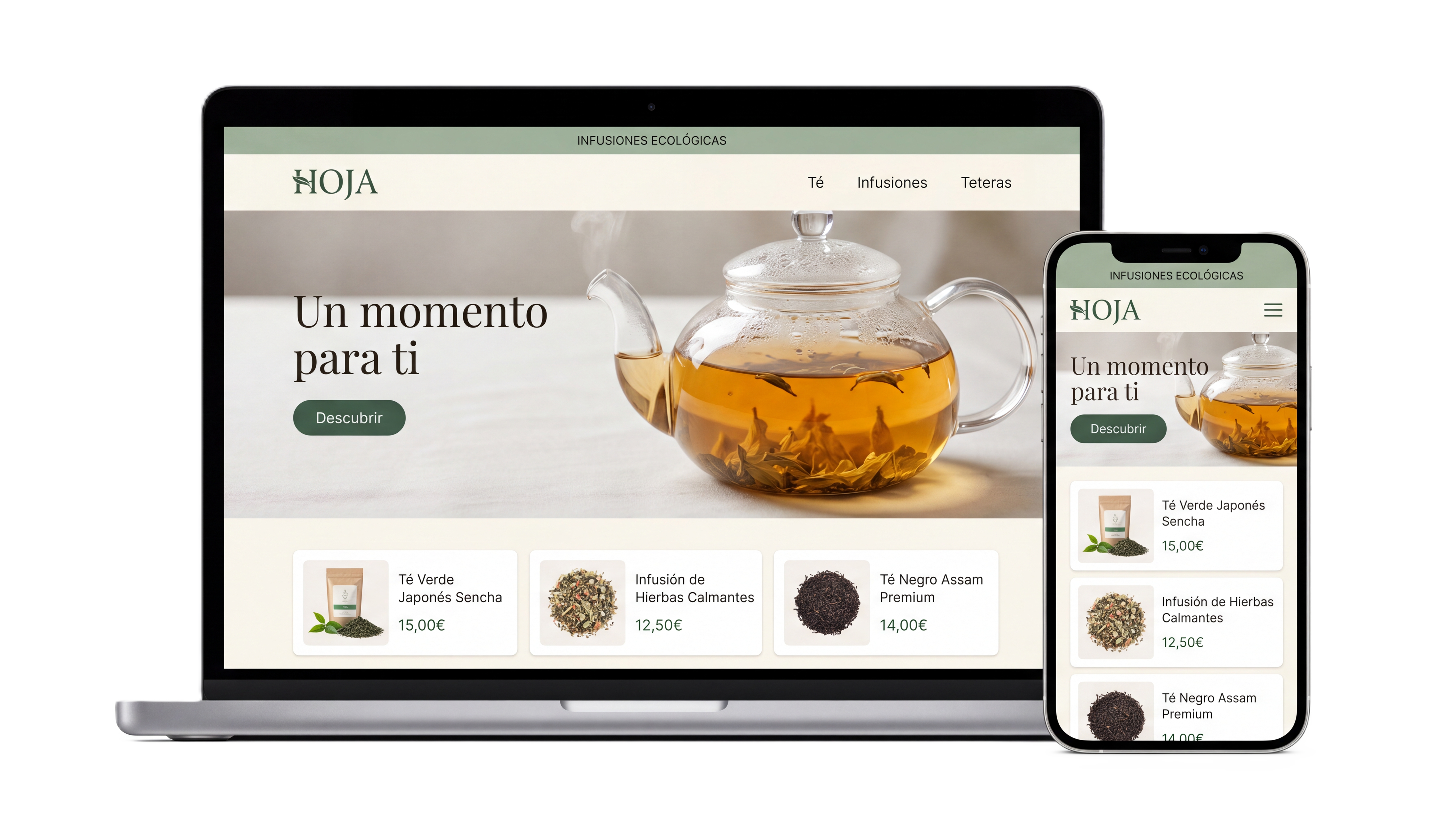 Tienda creada por IA — ejemplo 1
