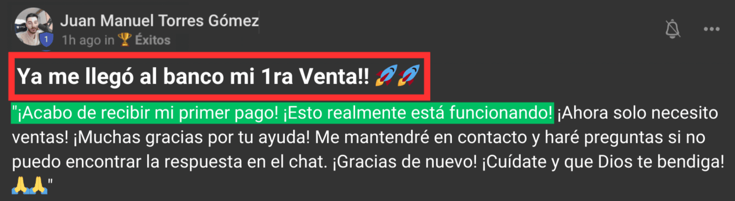 Testimonio de alumno Socios Ecom