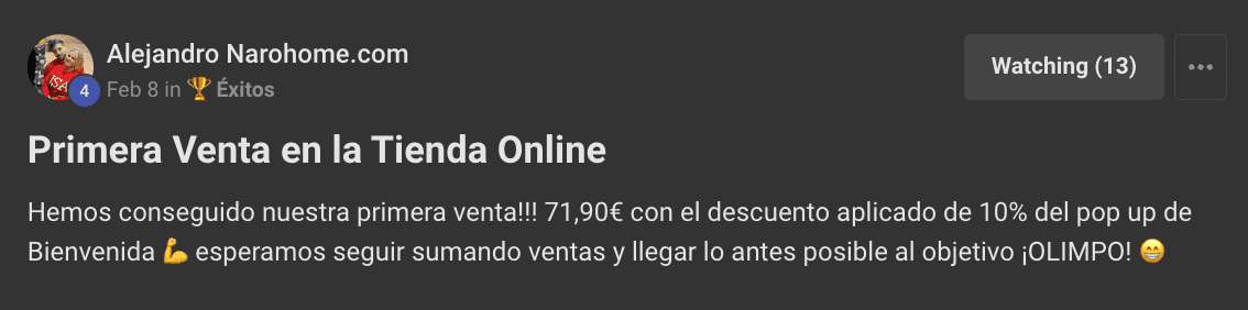Testimonio de alumno Socios Ecom