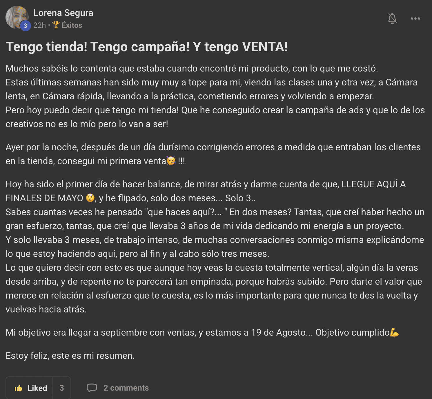 Testimonio de alumno Socios Ecom