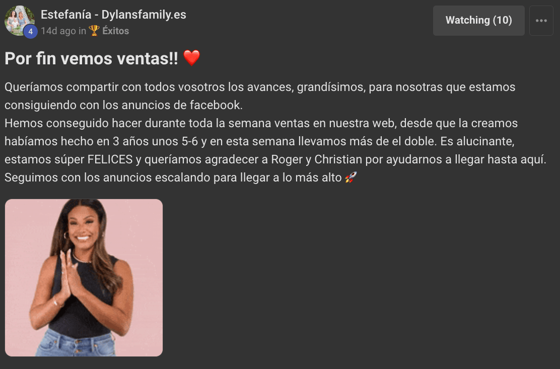 Testimonio de alumno Socios Ecom