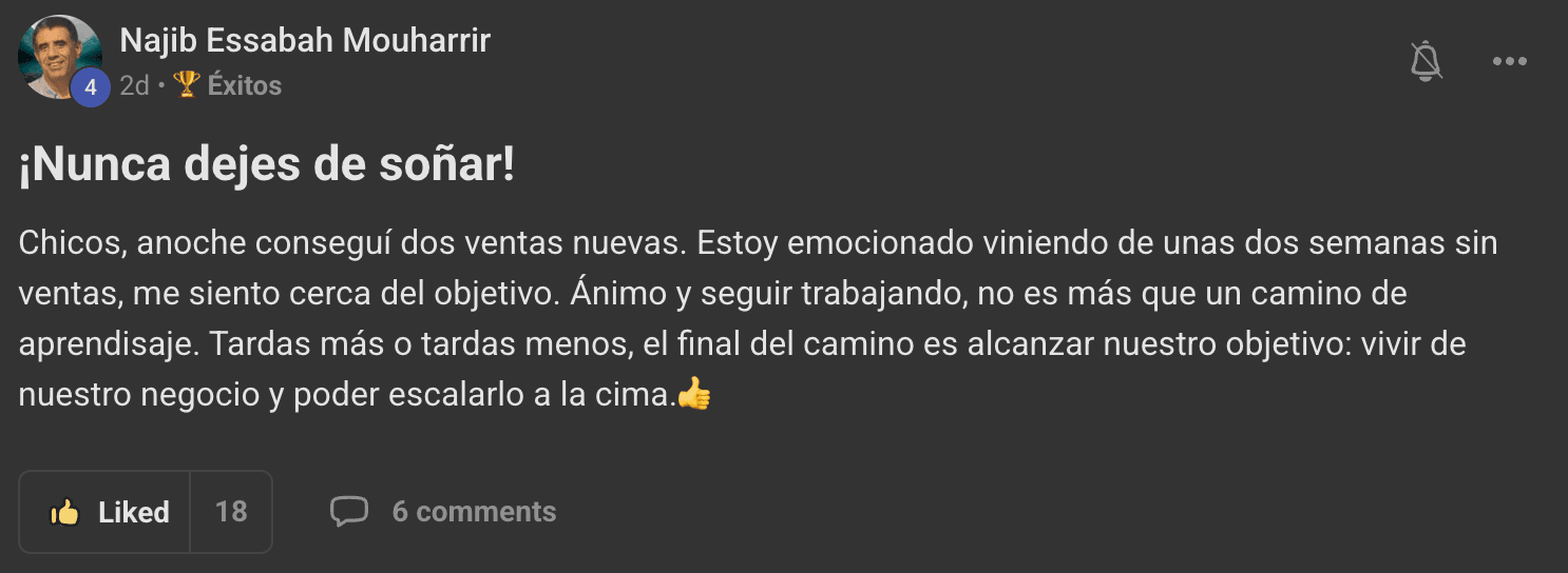 Testimonio de alumno Socios Ecom