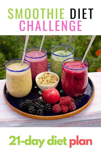 smoothie diet challenge 21 day diet plan