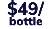 $49 per bottle