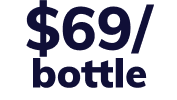 $69 per bottle