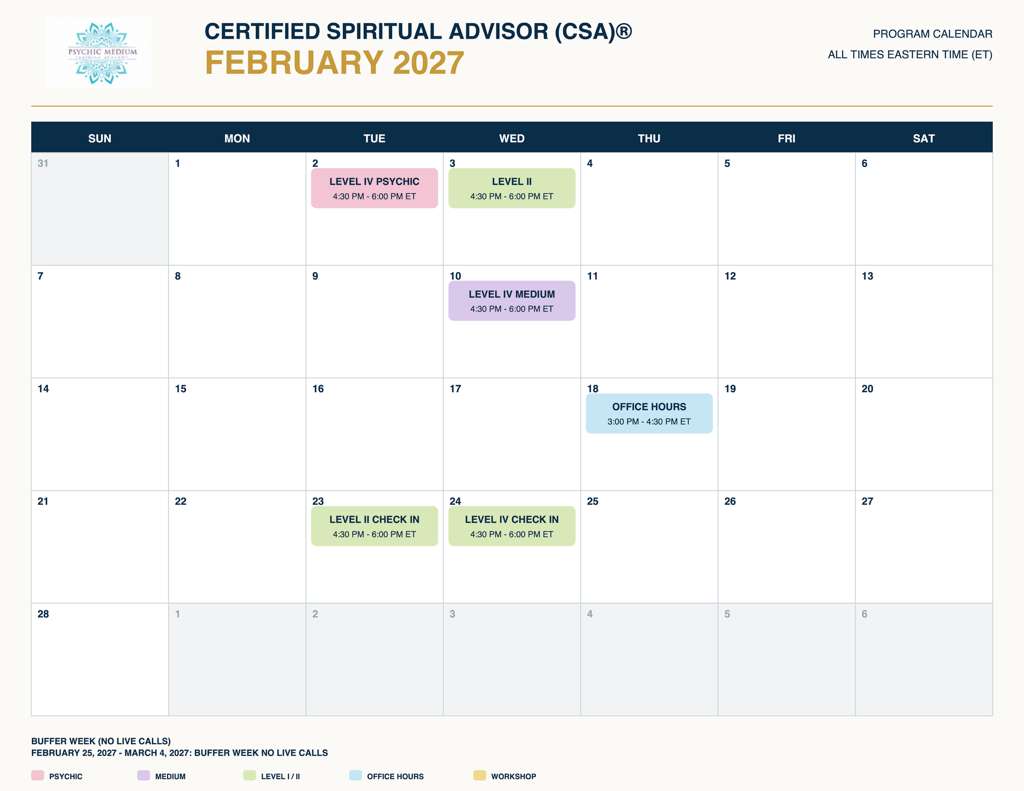 February Calendar