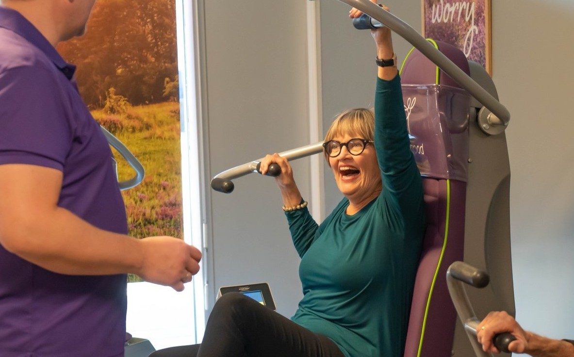 Kirsti trener hos Feelgood Horten