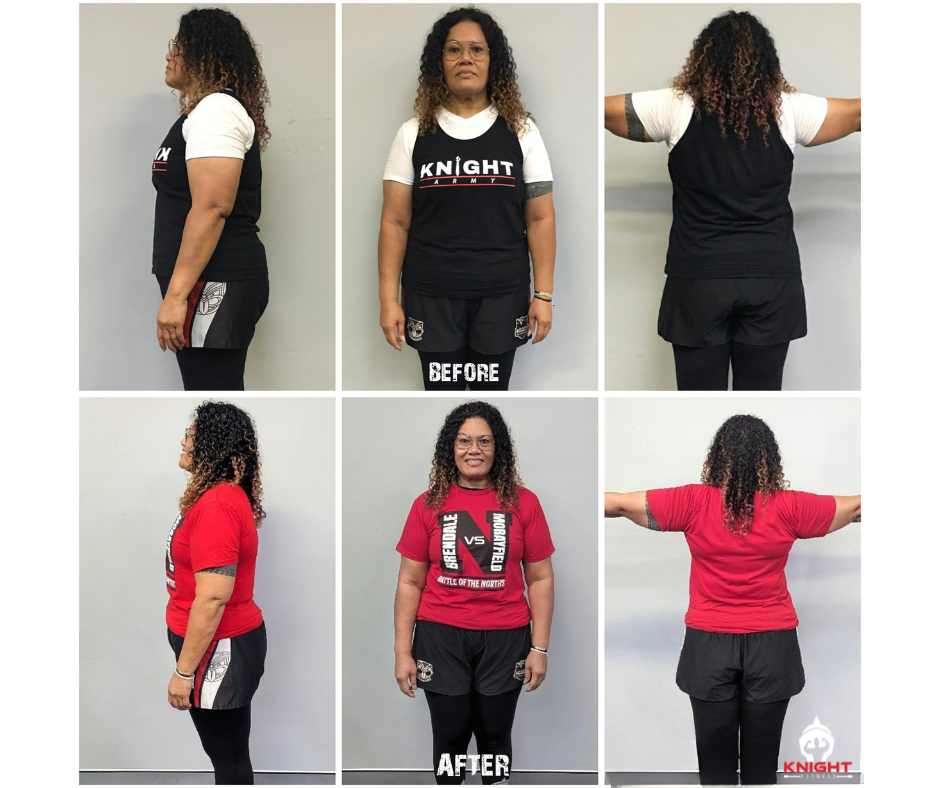 Knight Fitness member transformation photo 4