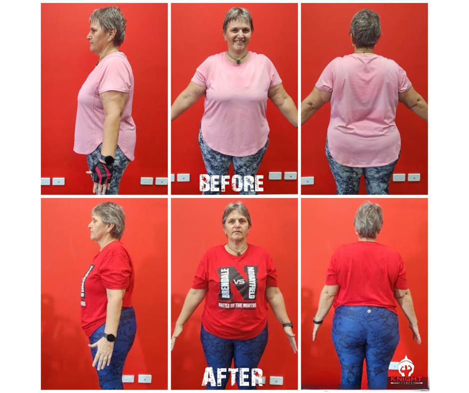 Knight Fitness member transformation photo 1