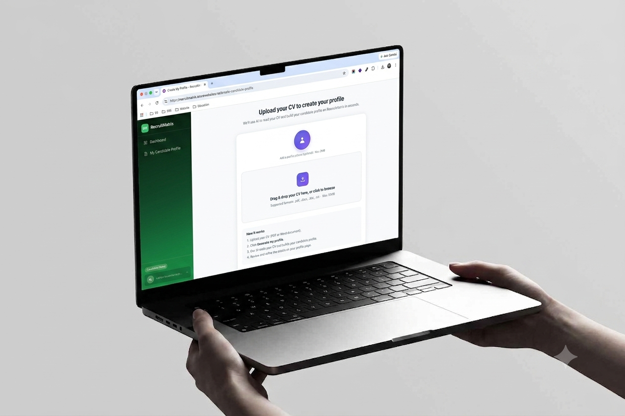 Candidate profile setup