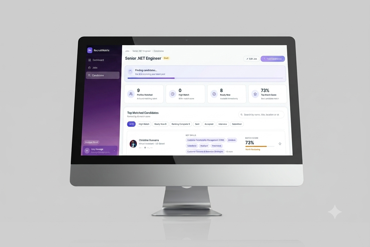 Receive your recruiter-verified shortlist
