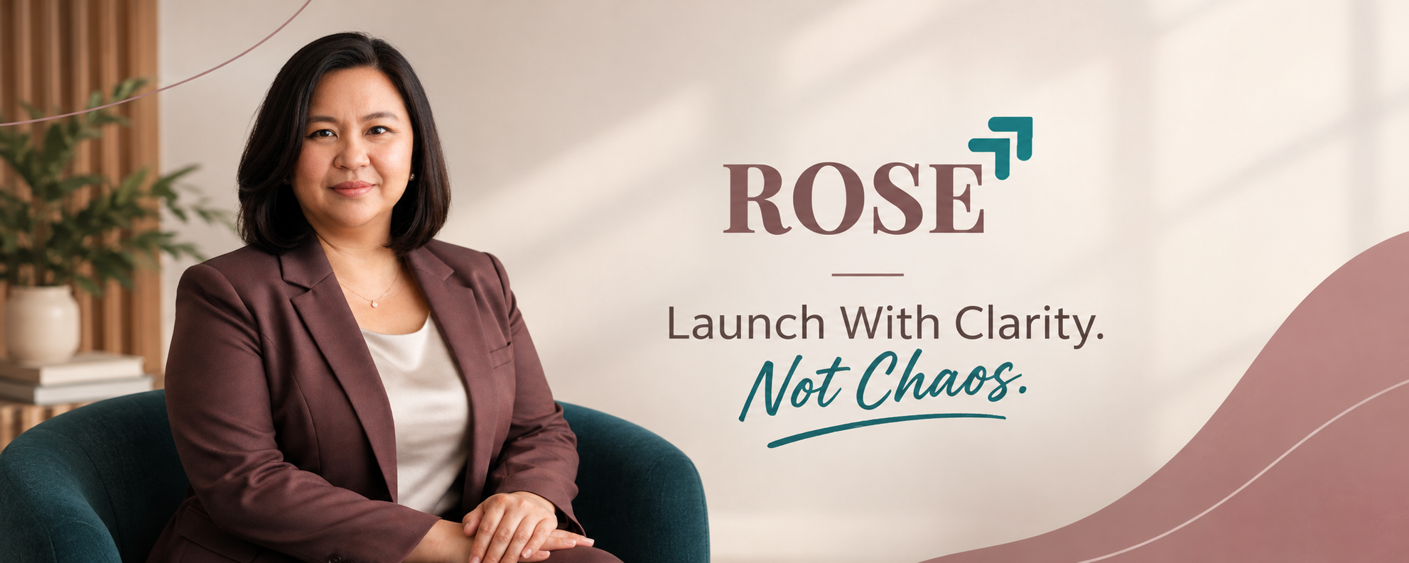 Rose, founder of The VIP Launch Co. Launch With Clarity. Not Chaos.