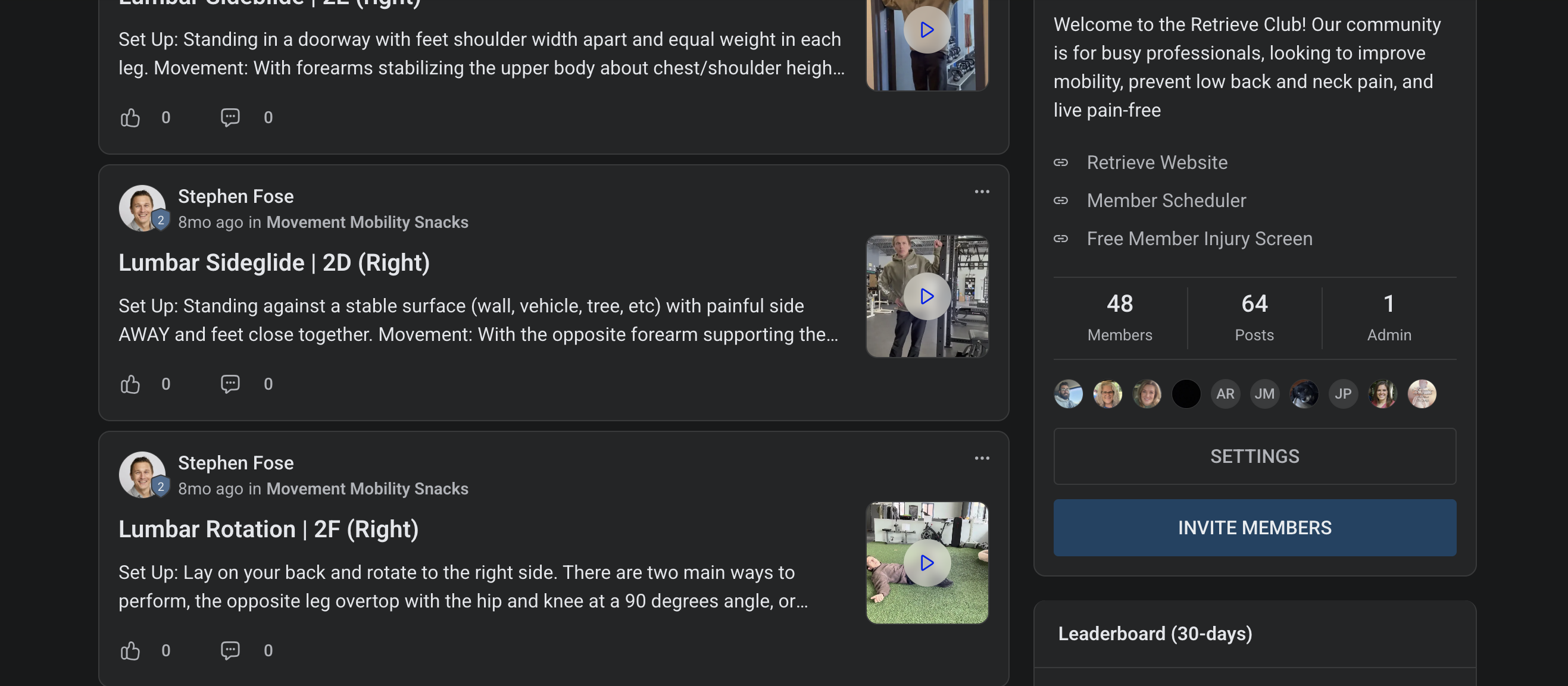 Private Retrieve Club community