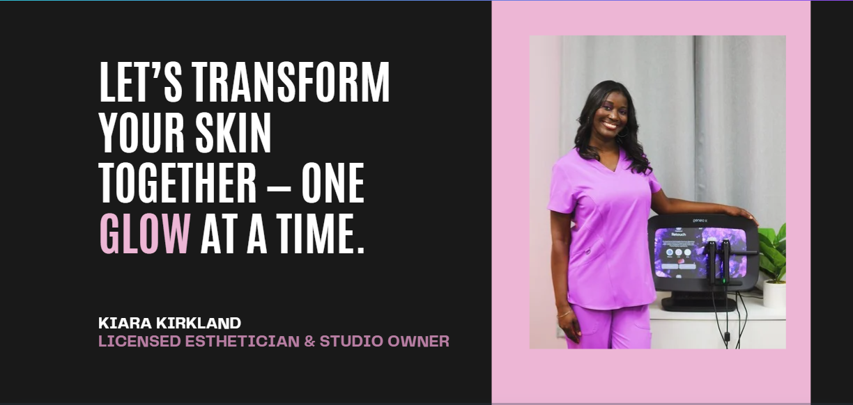 Glo2Facial esthetician transformation nc