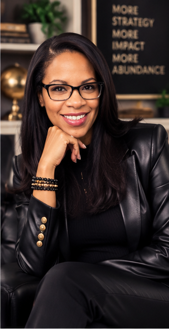 Pamela Pinckney in a forest green suit
