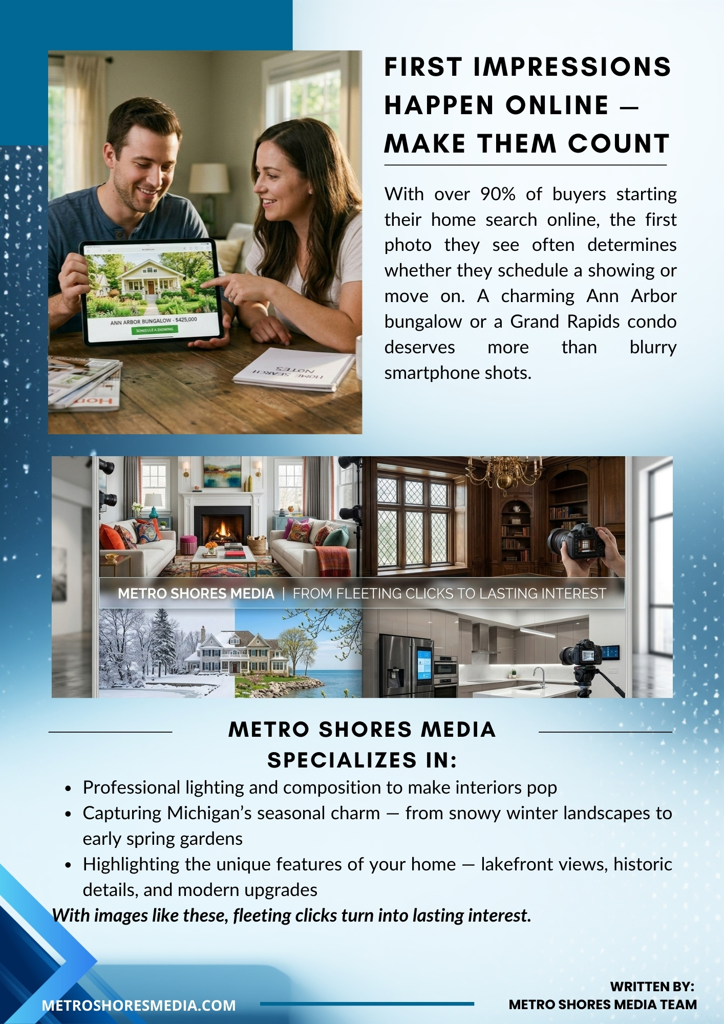 Stand Out in Michigan’s Competitive Market Stand Out in Michigan’s Competitive Market