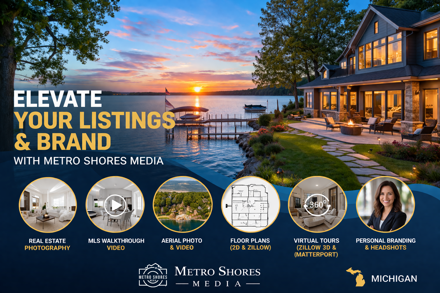 Elevate Your Listings & Brand with Metro Shores Media