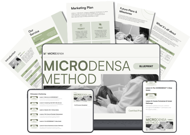 MicroDensa Method course materials and blueprint