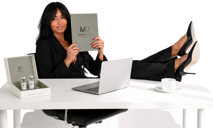 Ana James with MicroDensa Professional kit