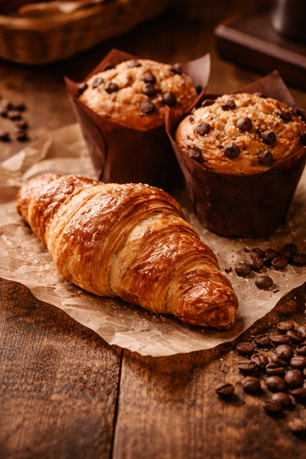 Freshly baked pastries at Velvet Grounds