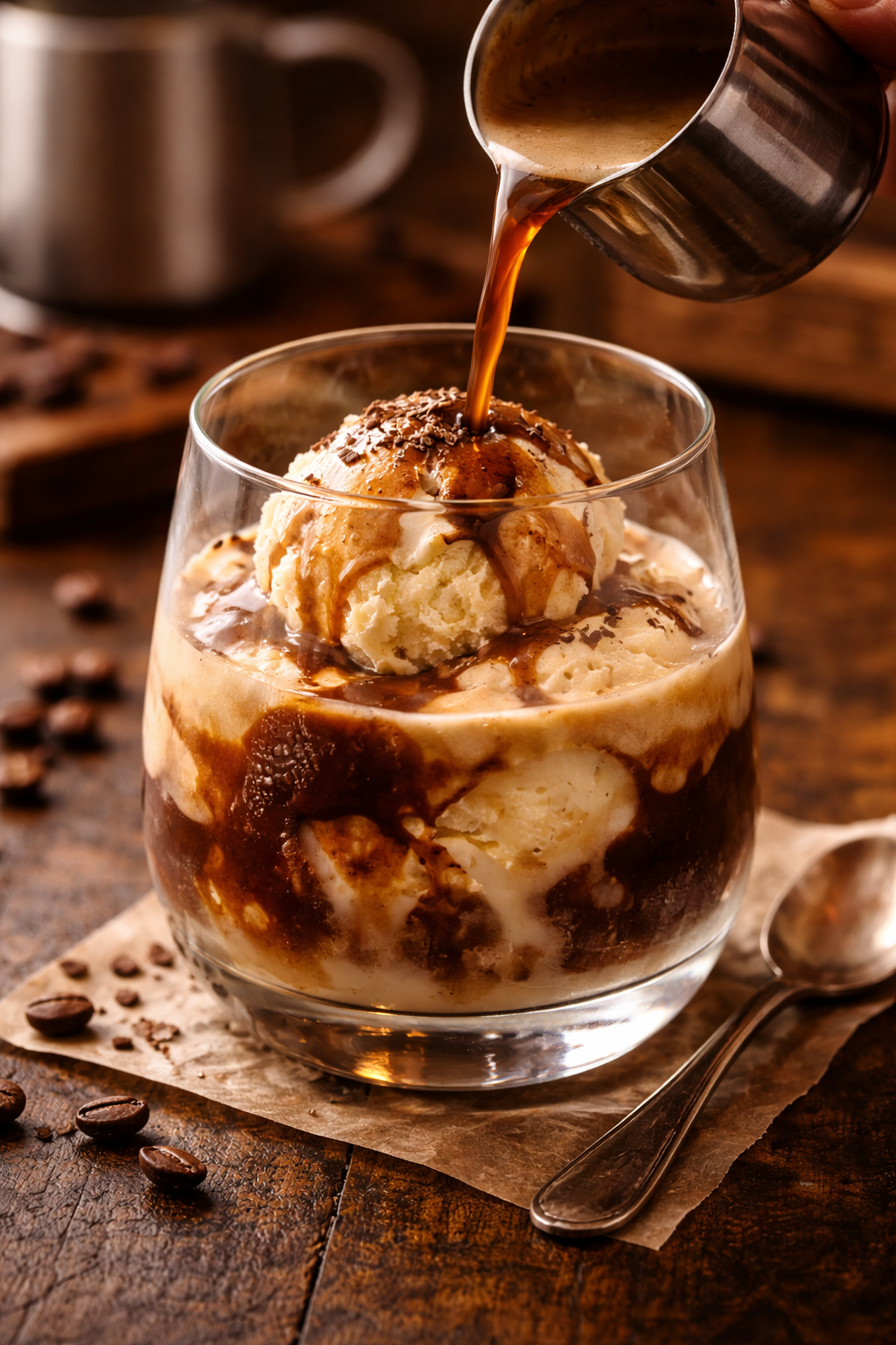 Latte art at Velvet Grounds