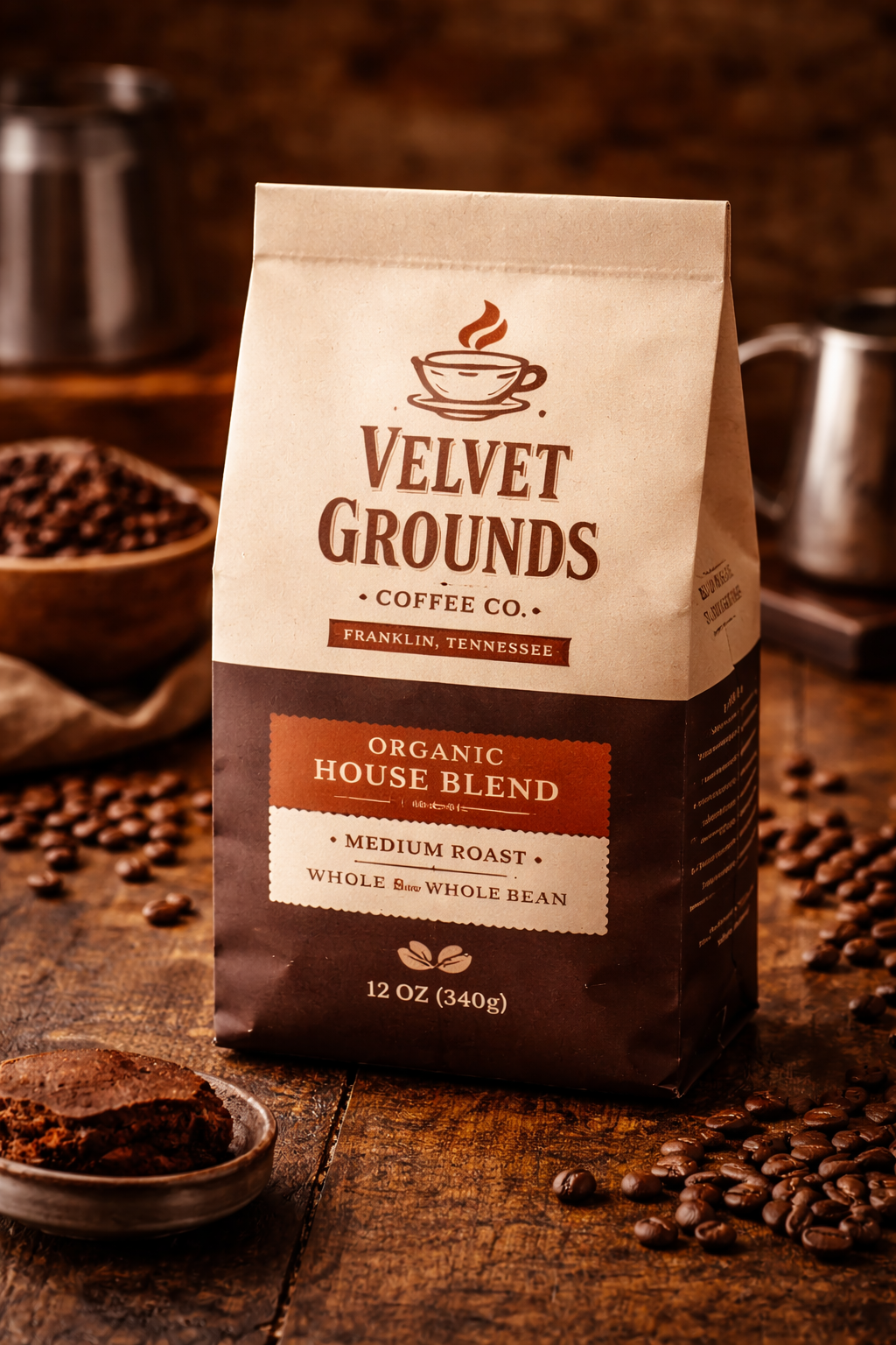 Fresh ingredients and pastries at Velvet Grounds