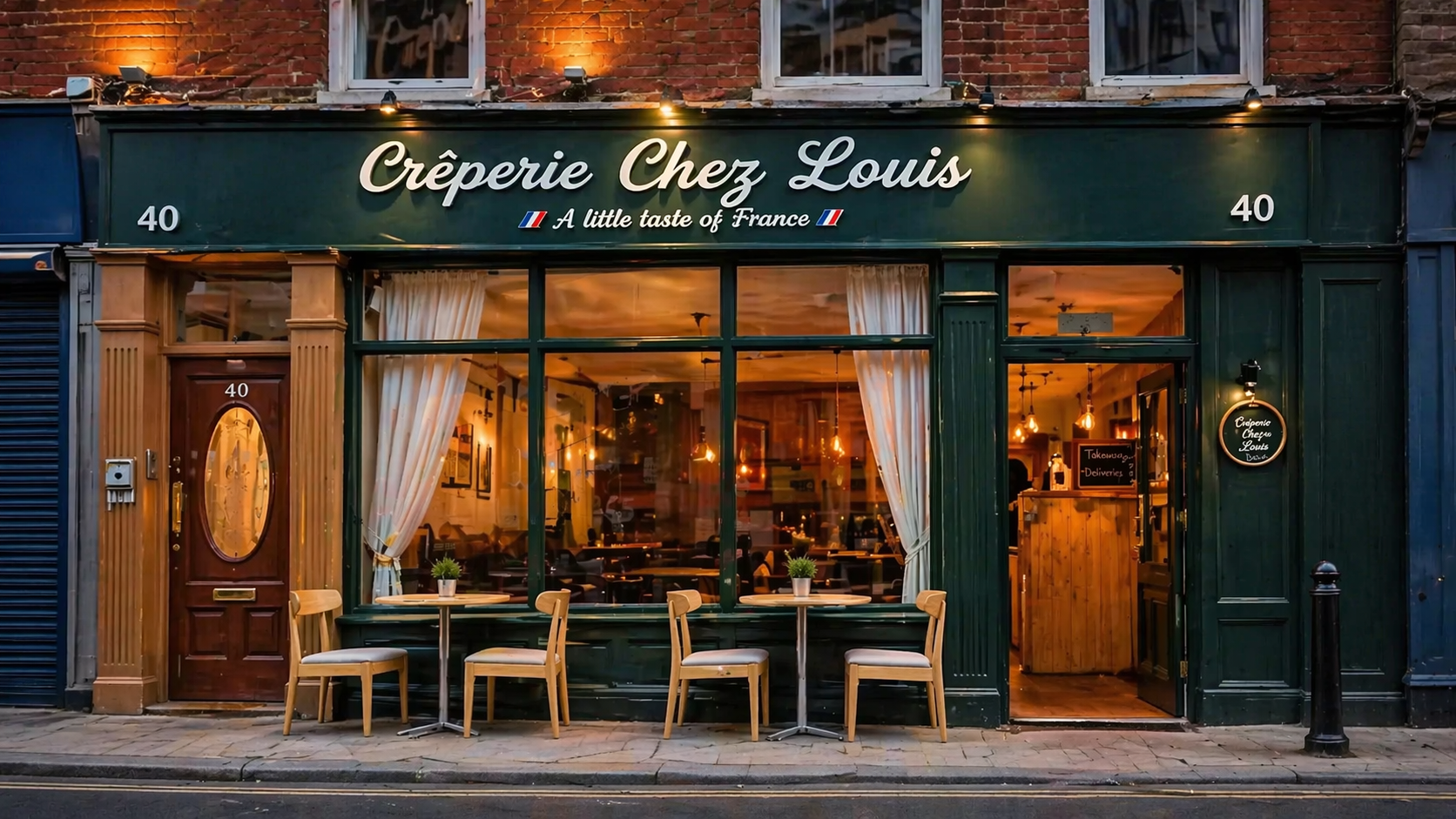 Chez Louis storefront in Bray