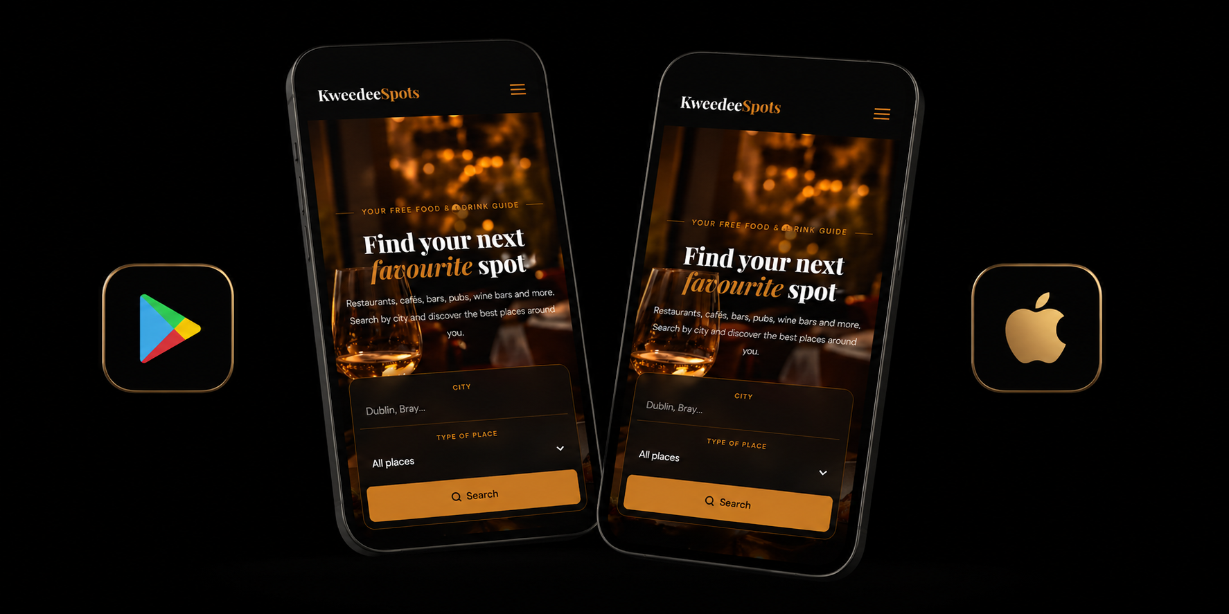 KweedeeSpots on iOS and Android