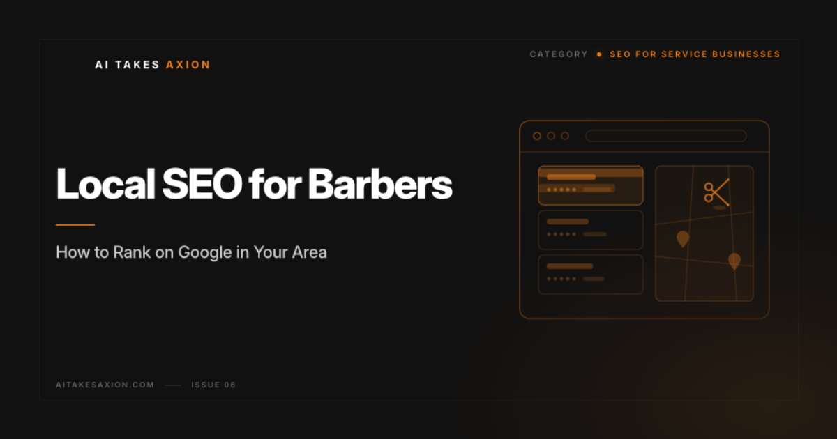 Local SEO guide for UK barbershop owners — how to rank on Google Maps in your area