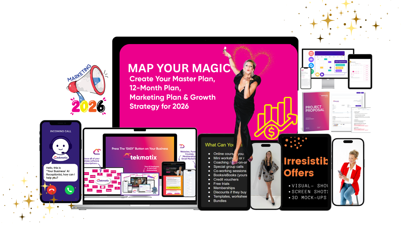 Map Your Magic 2026 Create Your Master Plan 12 Month Plan Marketing 