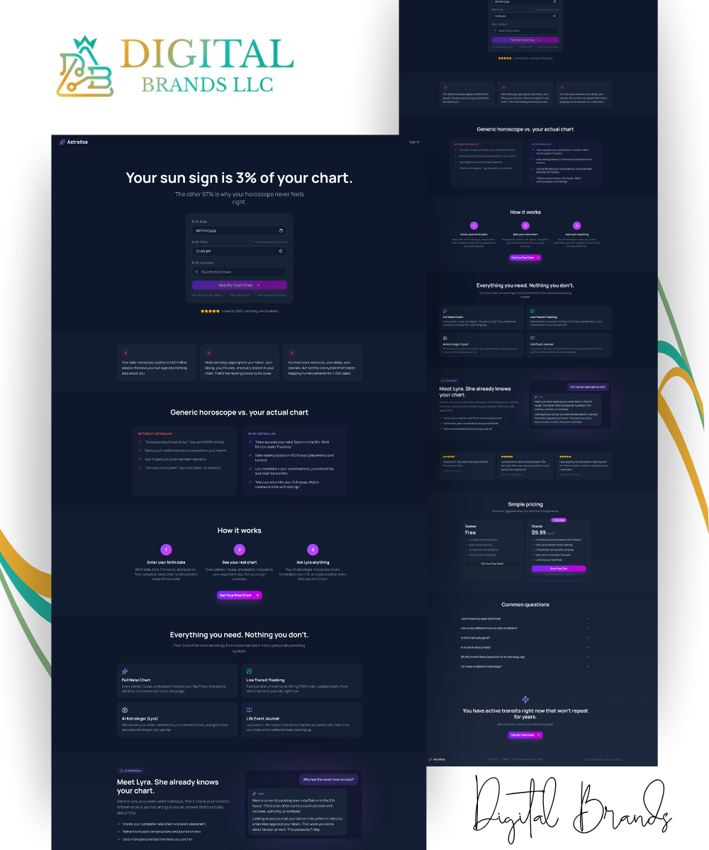 Astralixa Global Corporate Website
