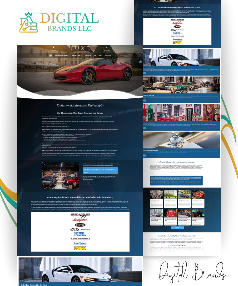 Luxe Vision High-End Brand Site