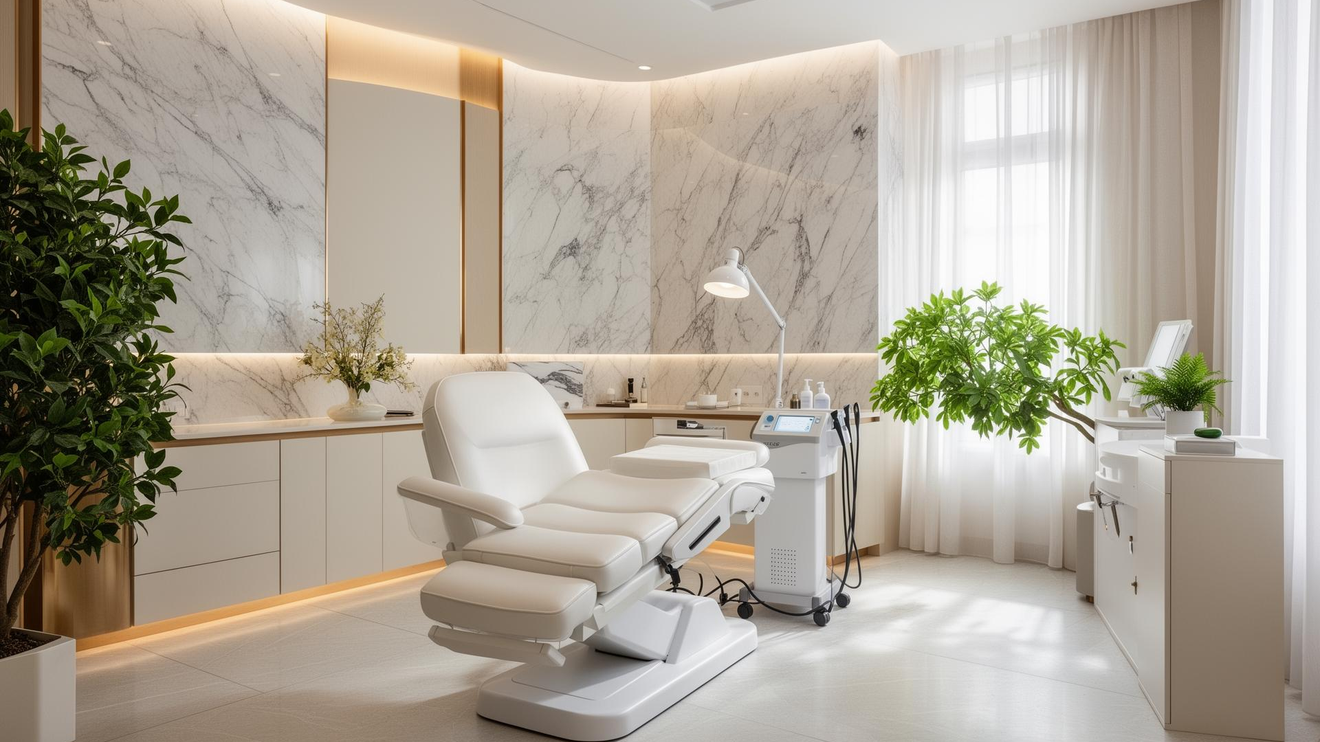 Luxury MedSpa treatment room