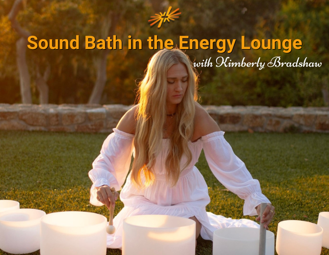 A Sound Bath in the Energy Lounge