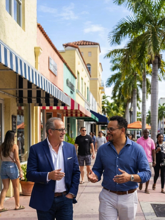 Business owner taking action on the right funding structure after reviewing options with Bayside Business Advisors in Miami.