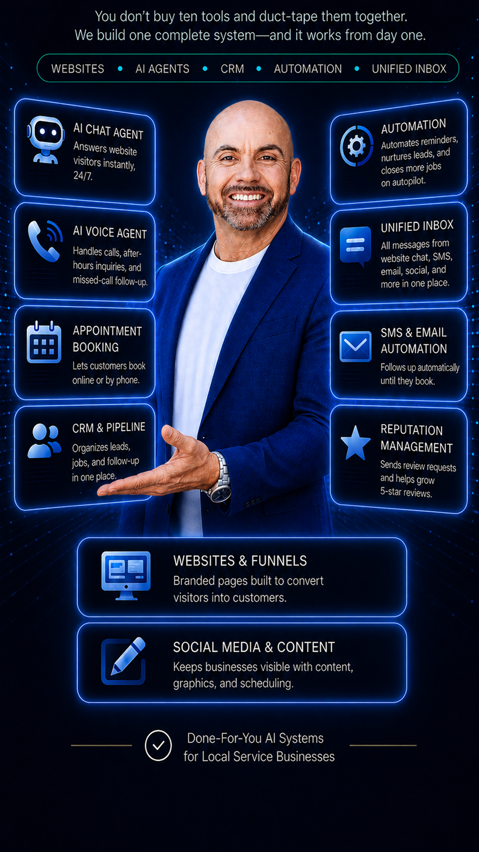 One system does it all — book a call