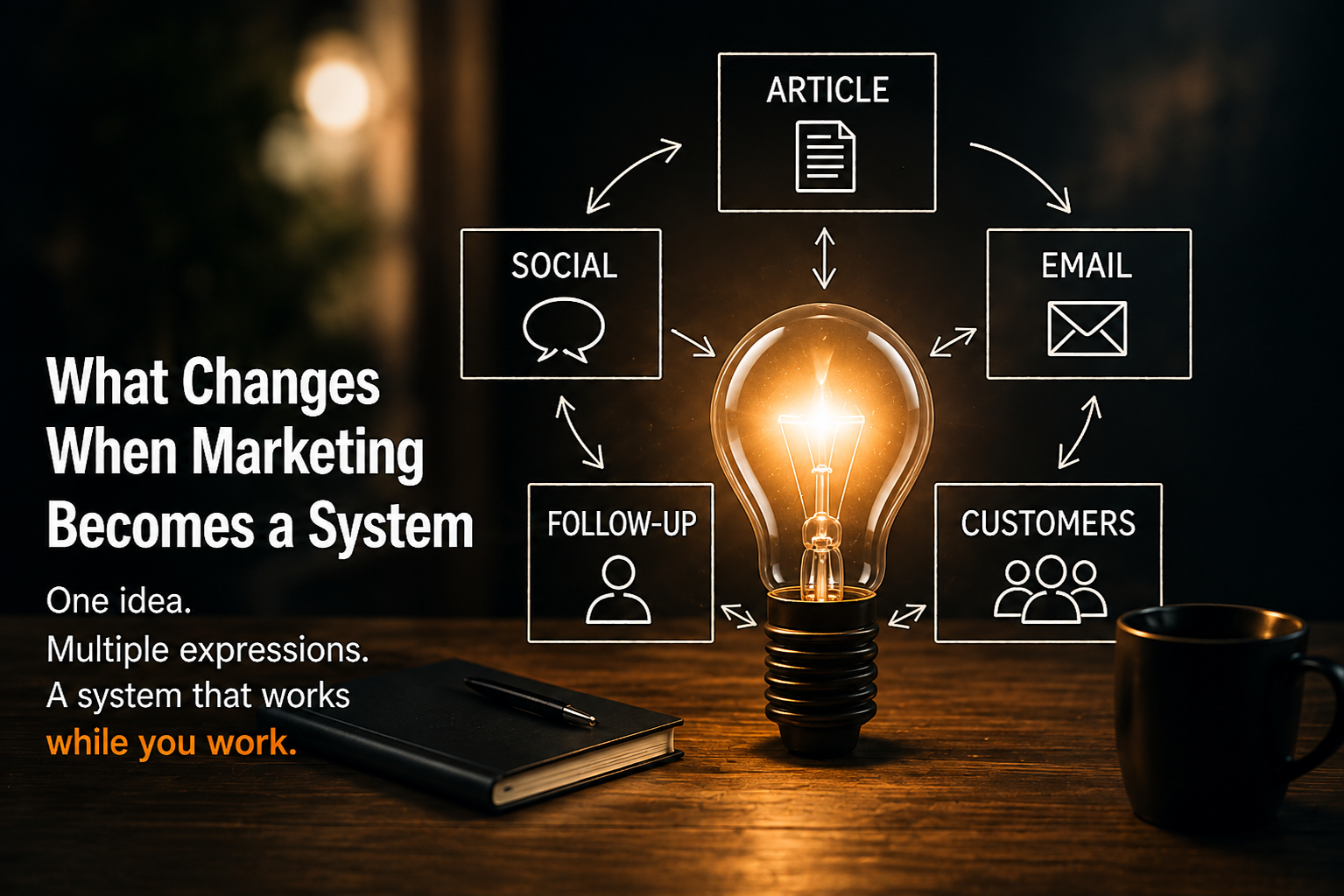 Marketing System Transformation Graphic