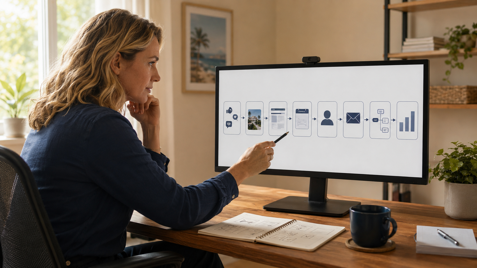 Eight jobs of marketing tools diagram