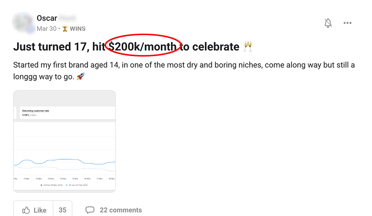 Joost did $100k in his first 30 days with native ads on a brand-new product.