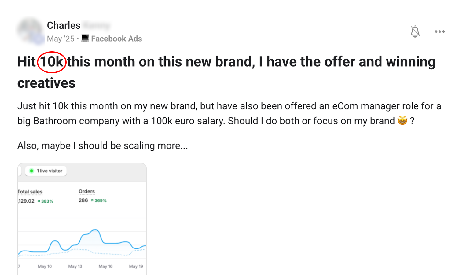 Oscar turned 17 and crossed $200k/month in a dry, boring niche.